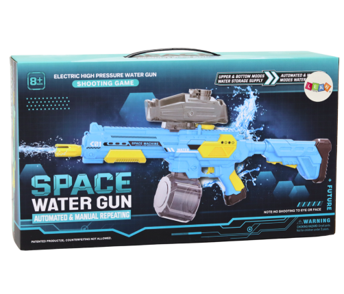 Blue Automatic M416 Cordless Water Gun Rifle