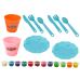 Set of Play Dough, Plastic Dough, DIY Machine, Accessories, 36 pcs.