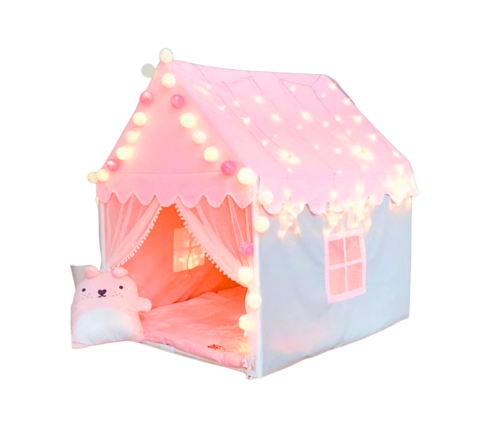 Portable Foldable Pink Children's Playhouse Tent