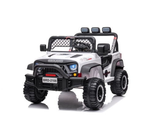 Двухместный детский электромобиль Jeep Geoland BRD-2108 White