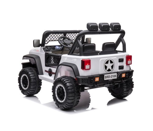 Двухместный детский электромобиль Jeep Geoland BRD-2108 White