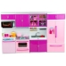 Doll's Kitchen Furniture AGD Food  Pink&Purple