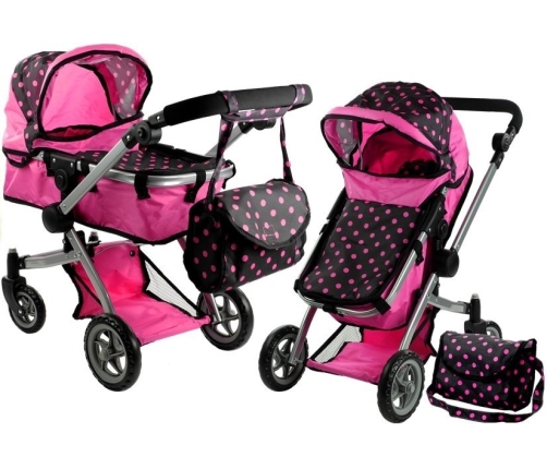 2in1 Doll Bogie and Stroller Alice - Pink