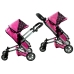 2in1 Doll Bogie and Stroller Alice - Pink