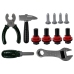 Tool Set Battery Drill Hammer Helmet