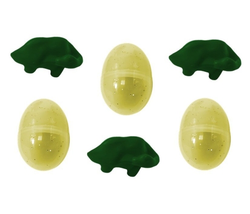 Battery-operated Dinosaur Egg Laying Green