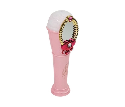 Magic Mirror With Microphone Pink USB Light