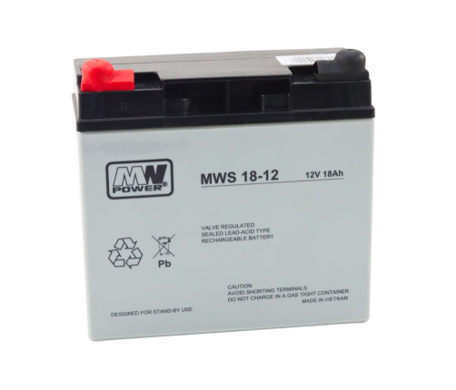 AGM gel battery for the car for a 12V18Ah battery