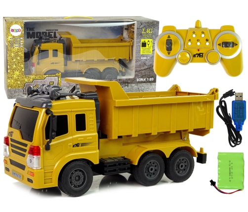 Remote-controlled 2.4G Sound Remote Control Tipper Yellow