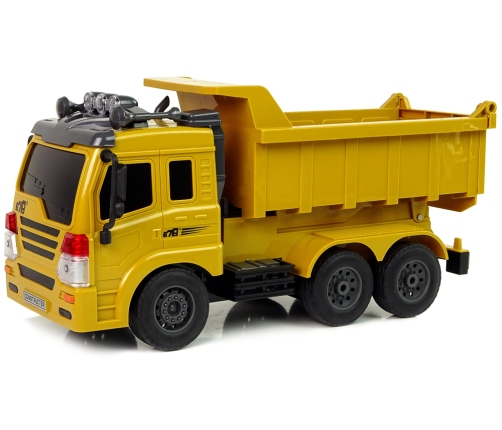 Remote-controlled 2.4G Sound Remote Control Tipper Yellow