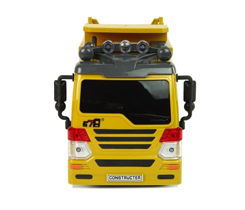 Remote-controlled 2.4G Sound Remote Control Tipper Yellow