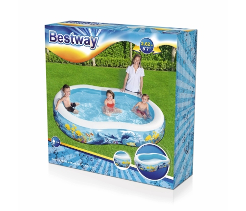 Inflatable Ocean Pool 262 x 157 x 46 cm Bestway 54118