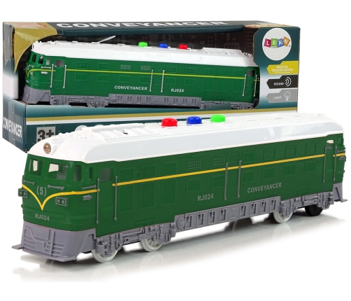 Train 1:32 Drive Green Sound Lights