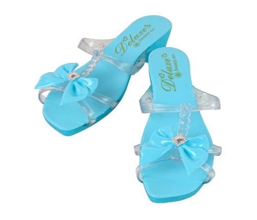 Slipper Beauty Set Handbag Blue Cufflinks