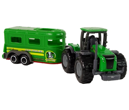 Tractor with Trailer Green