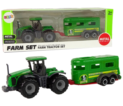 Tractor with Trailer Green