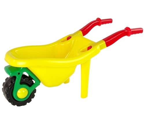 Large Coloured Garden Wheelbarrow Yellow