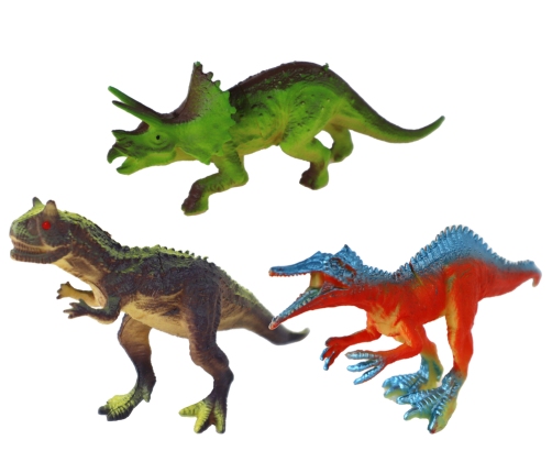 Set of 6 Dinosaur Figures and Accessories