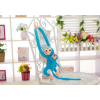 Mascot Plush Monkey with Baby, Blue 70 cm