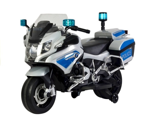 BMW Police Motorcycle Silver - Electric Ride On Motorbike