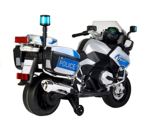 BMW Police Motorcycle Silver - Electric Ride On Motorbike