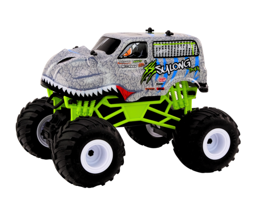 Off-road Remote Controlled RC Car 1:16 Gray Dinosaur