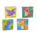 Educational Puzzle 6in1 Blocks Puzzle Cubes 6 Pictures Dinosaurs 9 El.