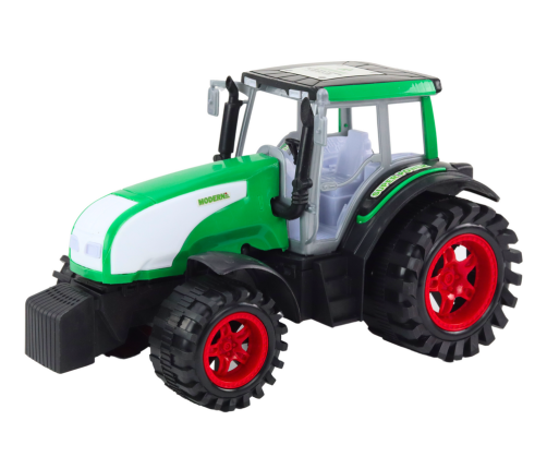 Large Farm Tractor Agricultural Drive Green