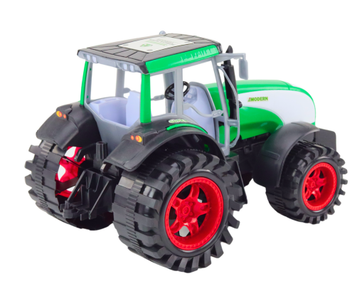 Large Farm Tractor Agricultural Drive Green