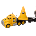 Set of Construction Machinery Truck Dump Truck Movable Yellow