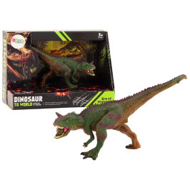 Dinosaur Figurine Carnotaurus Green-Brown 1 Piece