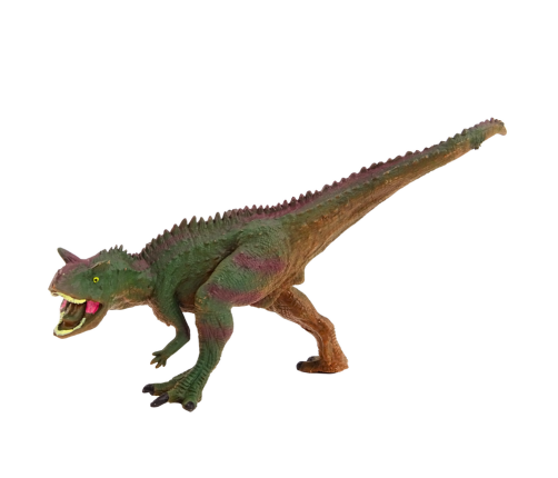 Dinosaur Figurine Carnotaurus Green-Brown 1 Piece