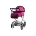 Retro Dolls Buggy Alice - XL Pink