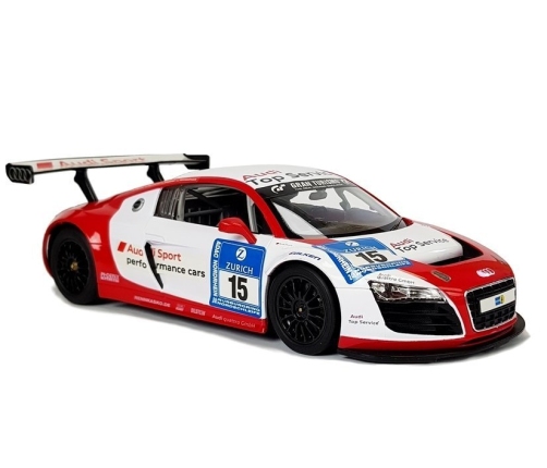 Radiovadāmā mašīna ar pulti Audi R8 LMS White-Red