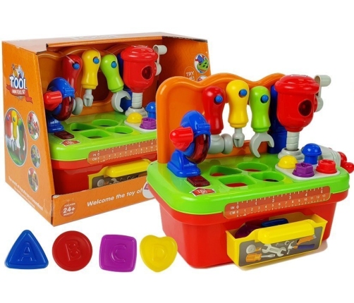 Workshop For Babies Sorter Tool Set with Sound and Light