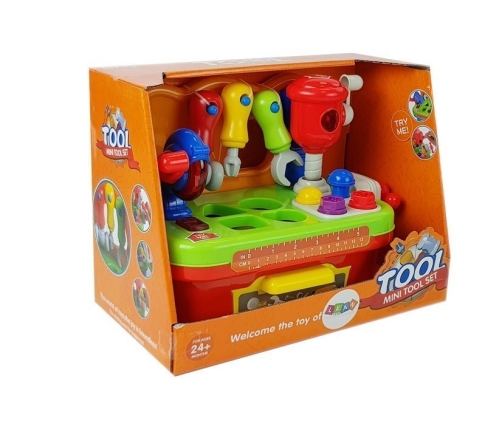 Workshop For Babies Sorter Tool Set with Sound and Light