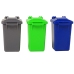 Rubbish Truck Bins Dark Green Sounds Lights