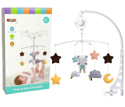 Baby Carrousel for the cot Plush Teddy Bear Melody