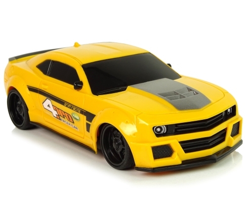 Remote Controlled Sports Car 1:24 Racing Yellow Tinted Windows