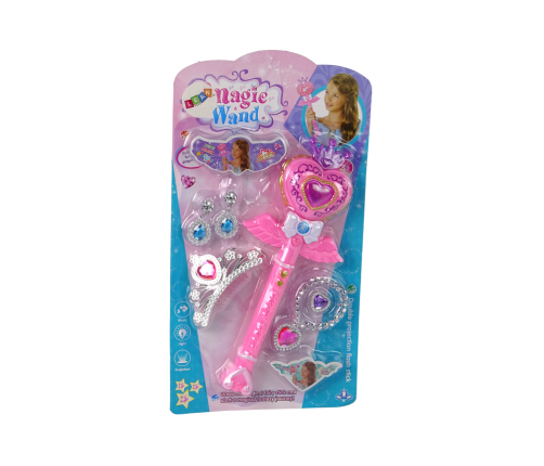 Magical Fairy Tale Princesses Set Interactive wand light sound Star projector function