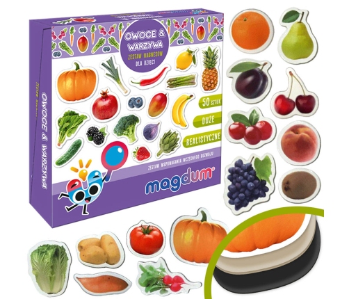 Fruit and Vegetable Magnet Set 50 pieces MV 6032-42