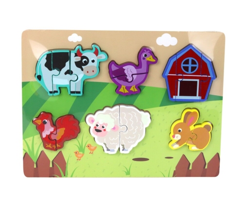 Wooden Colorful Jigsaw Puzzle For Children Mix Patterns