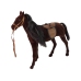 Brown Horse Figurine Combing Accessories