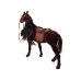 Brown Horse Figurine Combing Accessories