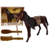 Brown Horse Figurine Combing Accessories