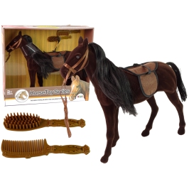 Brown Horse Figurine Combing Accessories