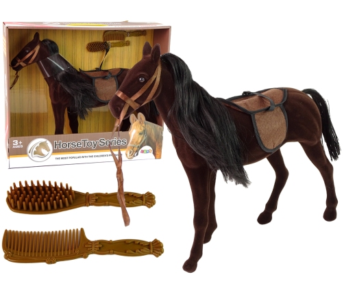 Brown Horse Figurine Combing Accessories