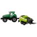 Green Agricultural Tractor, Seeder, Friction Drive