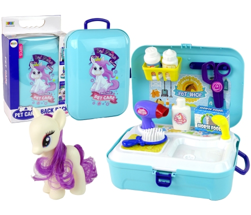 Pet Grooming Set Pony in Backpack