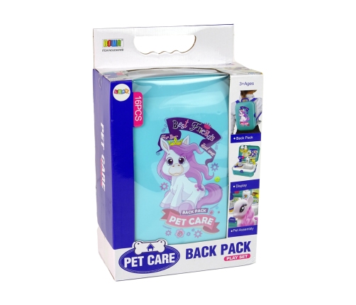 Pet Grooming Set Pony in Backpack